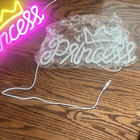 Princess LED sign. My children did not like them. So we never used them. - Picture 5 of 6